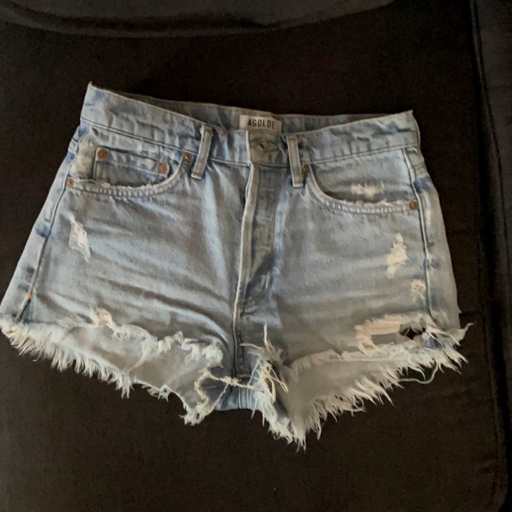 Agolde Parker Vintage Cut Off Shorts Size 25